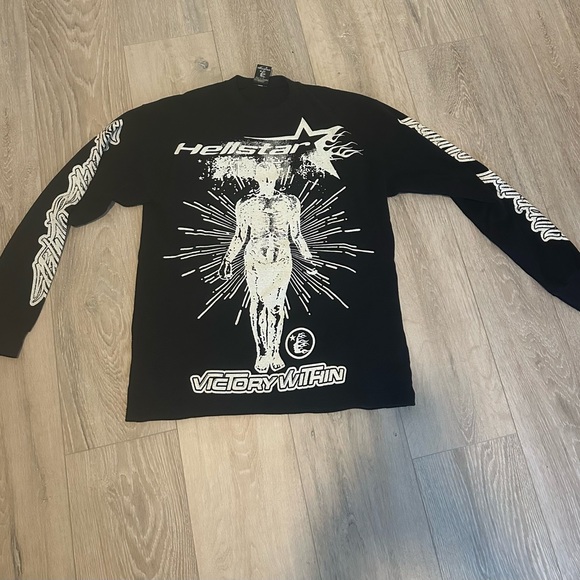 Hellstar | Shirts | Hellstar Black Graphic Long Sleeve Shirt